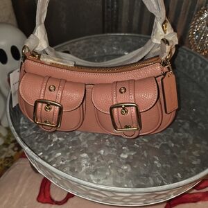 Coach Pink Leather Ashton Bag